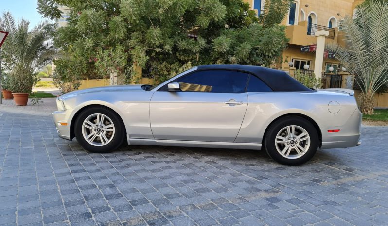 Silver Ford Mustang Convertible full