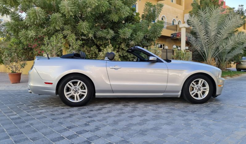 Silver Ford Mustang Convertible full